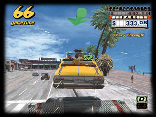 Crazy Taxi - Title screen image